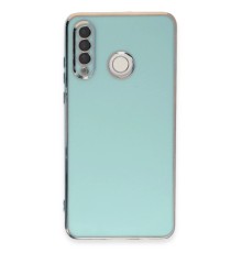 Huawei P30 Lite Kılıf Volet Silikon - Açık Yeşil
