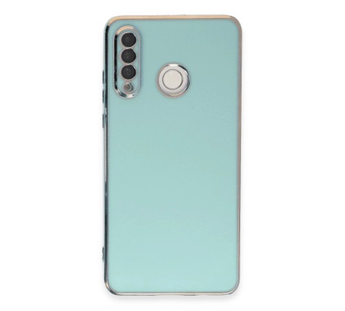 Huawei P30 Lite Kılıf Volet Silikon - Açık Yeşil