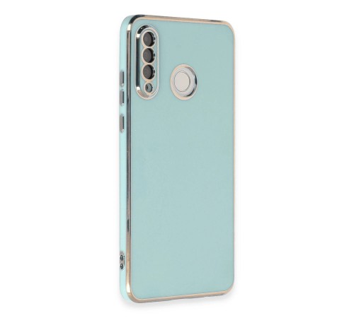 Huawei P30 Lite Kılıf Volet Silikon - Açık Yeşil