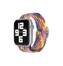 Apple Watch 38mm Star Kordon - Siyah-Kırmızı-Sarı