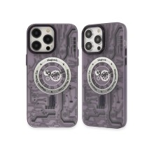 iPhone 14 Pro Kılıf Apollo Magneticsafe Desenli Kapak - Apollo Mor - 5