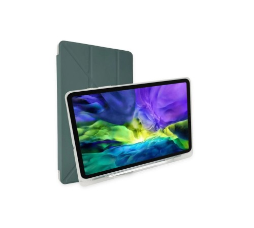 Xiaomi Redmi Pad Kılıf Kalemlikli Mars Tablet Kılıfı - Koyu Yeşil Xiaomi Redmi Pad Kılıf Kalemlikli Mars Tablet Kılıfı - Koyu Yeşil