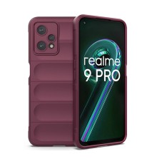 Realme 9 Pro 5G Kılıf Optimum Silikon - Bordo