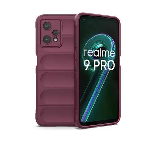 Realme 9 Pro 5G Kılıf Optimum Silikon - Bordo Realme 9 Pro 5G Kılıf Optimum Silikon - Bordo