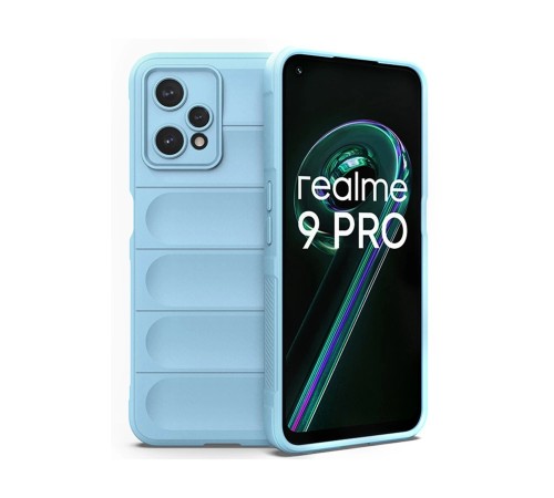 Realme 9 Pro 5G Kılıf Optimum Silikon - Sky Blue Realme 9 Pro 5G Kılıf Optimum Silikon - Sky Blue