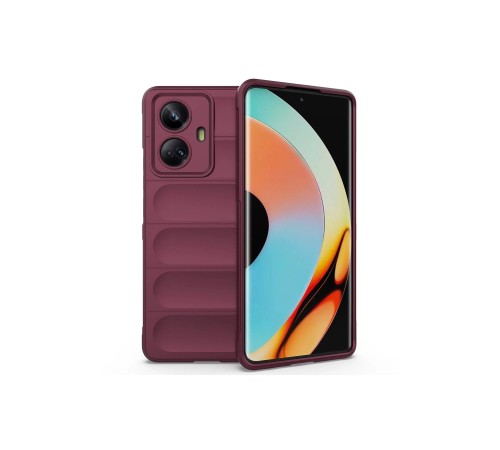 Realme 10 Pro 5G Kılıf Optimum Silikon - Bordo Realme 10 Pro 5G Kılıf Optimum Silikon - Bordo