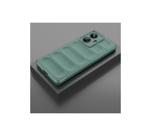 Realme 10 Pro 5G Kılıf Optimum Silikon - Koyu Yeşil