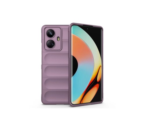Realme 10 Pro 5G Kılıf Optimum Silikon - Mor Realme 10 Pro 5G Kılıf Optimum Silikon - Mor