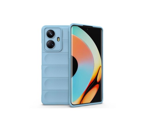 Realme 10 Pro 5G Kılıf Optimum Silikon - Sky Blue Realme 10 Pro 5G Kılıf Optimum Silikon - Sky Blue