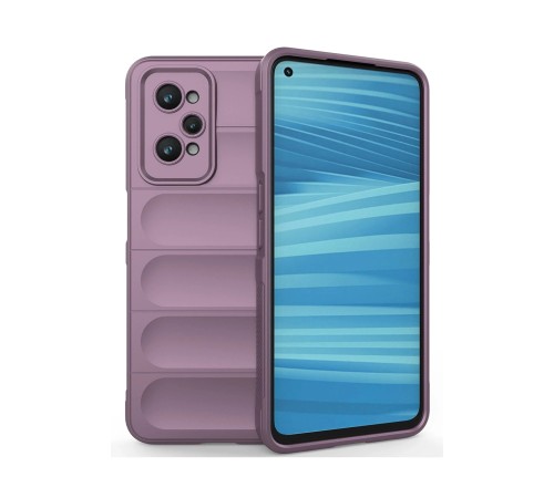 Realme GT2 5G Kılıf Optimum Silikon - Mor Realme GT2 5G Kılıf Optimum Silikon - Mor