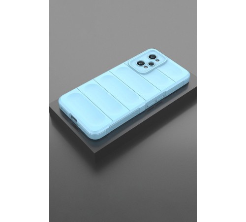 Realme GT2 5G Kılıf Optimum Silikon - Sky Blue Realme GT2 5G Kılıf Optimum Silikon - Sky Blue