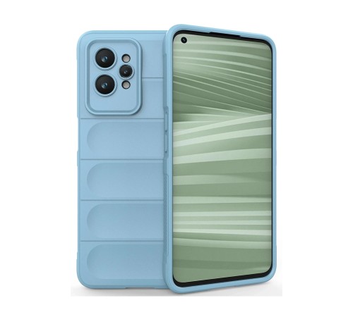 Realme GT2 Pro 5G Kılıf Optimum Silikon - Sky Blue Realme GT2 Pro 5G Kılıf Optimum Silikon - Sky Blue