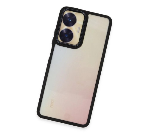 Realme C55 Kılıf Dora Kapak - Siyah Realme C55 Kılıf Dora Kapak - Siyah