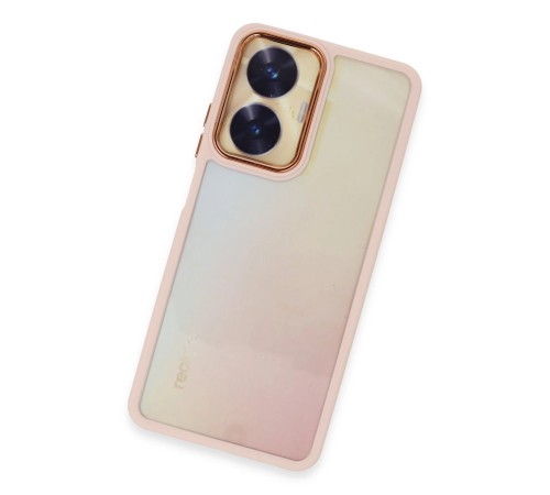Realme C55 Kılıf Dora Kapak - Pudra Realme C55 Kılıf Dora Kapak - Pudra