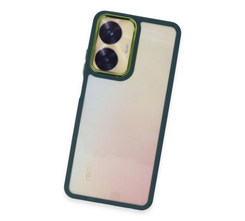Realme C55 Kılıf Dora Kapak - Haki Yeşil Realme C55 Kılıf Dora Kapak - Haki Yeşil