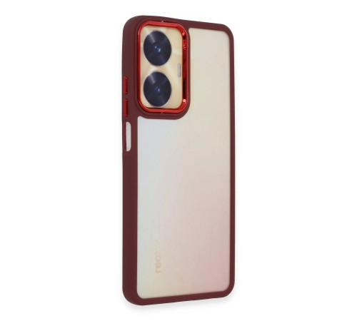 Realme C55 Kılıf Dora Kapak - Kırmızı Realme C55 Kılıf Dora Kapak - Kırmızı