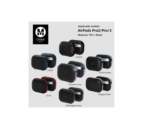 Movenchy Airpods 3 (3.nesil) MO-A8 Armor Kılıf - Rainbow Movenchy Airpods 3 (3.nesil) MO-A8 Armor Kılıf - Rainbow