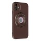 iPhone 12 Kılıf Lukka Magneticsafe Kapak - Kahverengi