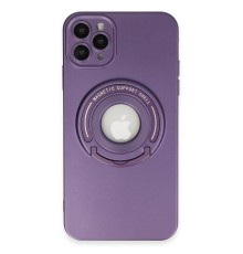 iPhone 12 Pro Kılıf Lukka Magneticsafe Kapak - Derin Mor