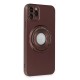 iPhone 12 Pro Kılıf Lukka Magneticsafe Kapak - Kahverengi