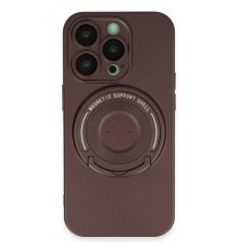iPhone 13 Pro Kılıf Lukka Magneticsafe Kapak - Kahverengi