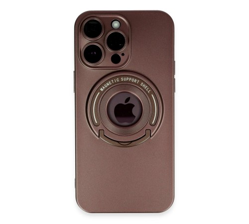iPhone 13 Pro Max Kılıf Lukka Magneticsafe Kapak - Kahverengi