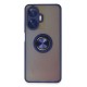 Realme C55 Kılıf Montreal Yüzüklü Silikon Kapak - Lacivert