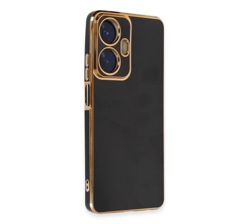 Realme C55 Kılıf Volet Silikon - Siyah