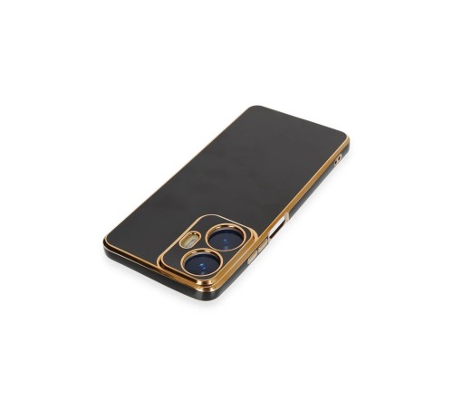 Realme C55 Kılıf Volet Silikon - Siyah