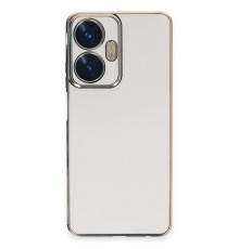 Realme C55 Kılıf Volet Silikon - Beyaz