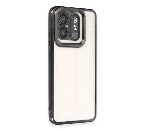 Xiaomi Redmi 12C Kılıf Slot Silikon - Siyah Xiaomi Redmi 12C Kılıf Slot Silikon - Siyah