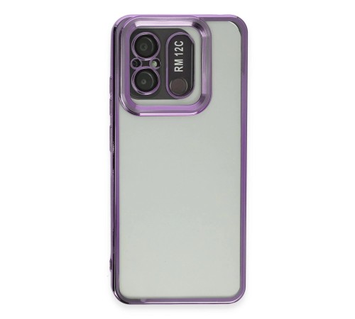 Xiaomi Redmi 12C Kılıf Slot Silikon - Mor Xiaomi Redmi 12C Kılıf Slot Silikon - Mor