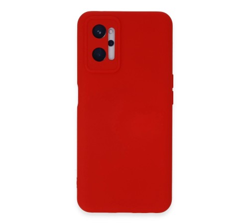 Realme 9i 4G Kılıf Nano içi Kadife Silikon - Kırmızı Realme 9i 4G Kılıf Nano içi Kadife Silikon - Kırmızı