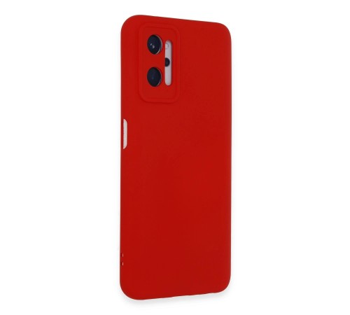 Realme 9i 4G Kılıf Nano içi Kadife Silikon - Kırmızı Realme 9i 4G Kılıf Nano içi Kadife Silikon - Kırmızı