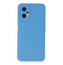 Realme 9i 4G Kılıf Nano içi Kadife Silikon - Mavi