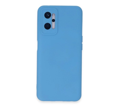 Realme 9i 4G Kılıf Nano içi Kadife Silikon - Mavi Realme 9i 4G Kılıf Nano içi Kadife Silikon - Mavi