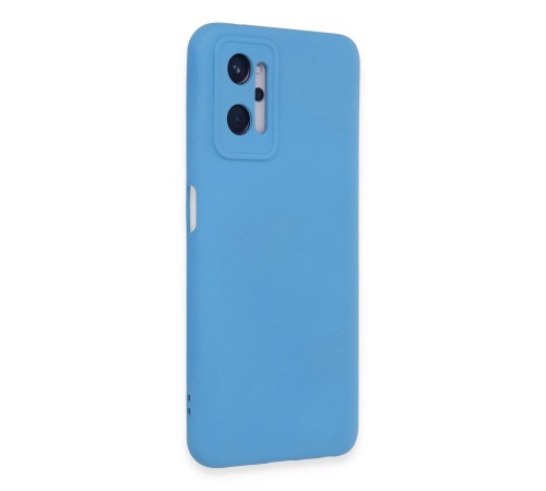 Realme 9i 4G Kılıf Nano içi Kadife Silikon - Mavi Realme 9i 4G Kılıf Nano içi Kadife Silikon - Mavi