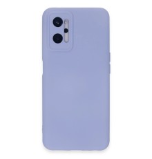 Realme 9i 4G Kılıf Nano içi Kadife Silikon - Lila
