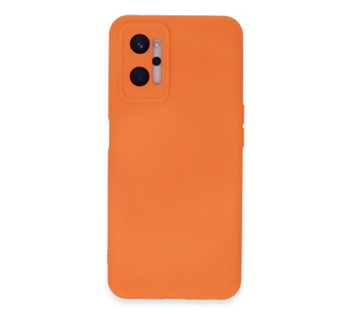 Realme 9i 4G Kılıf Nano içi Kadife Silikon - Turuncu Realme 9i 4G Kılıf Nano içi Kadife Silikon - Turuncu