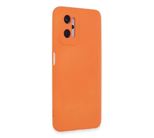 Realme 9i 4G Kılıf Nano içi Kadife Silikon - Turuncu Realme 9i 4G Kılıf Nano içi Kadife Silikon - Turuncu