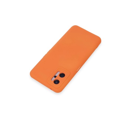 Realme 9i 4G Kılıf Nano içi Kadife Silikon - Turuncu Realme 9i 4G Kılıf Nano içi Kadife Silikon - Turuncu