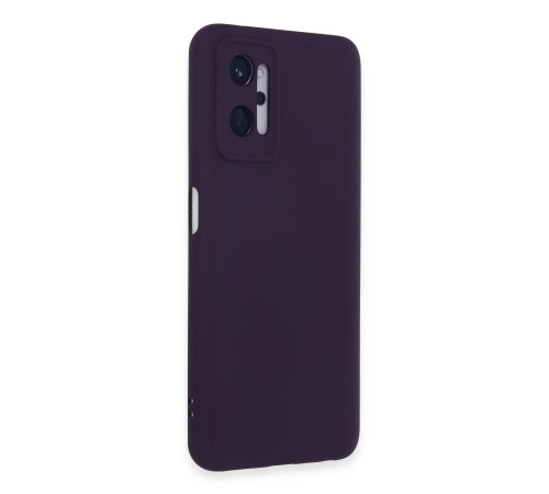 Realme 9i 4G Kılıf Nano içi Kadife Silikon - Mor Realme 9i 4G Kılıf Nano içi Kadife Silikon - Mor