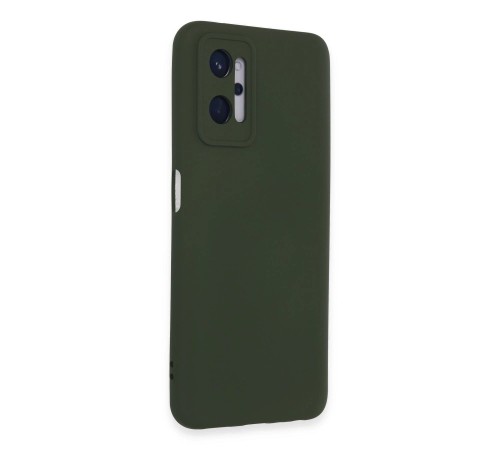 Realme 9i 4G Kılıf Nano içi Kadife Silikon - Koyu Yeşil Realme 9i 4G Kılıf Nano içi Kadife Silikon - Koyu Yeşil