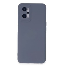 Realme 9i 4G Kılıf Nano içi Kadife Silikon - Gri