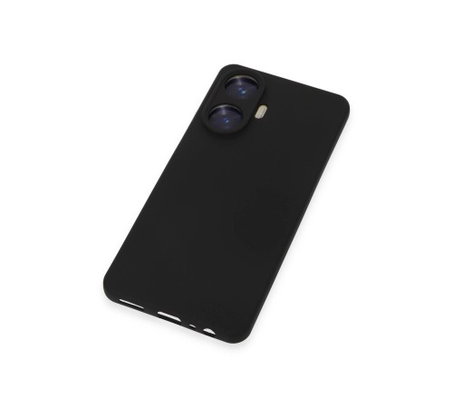 Realme C55 Kılıf Nano içi Kadife Silikon - Siyah Realme C55 Kılıf Nano içi Kadife Silikon - Siyah
