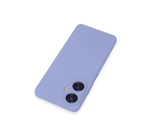 Realme C55 Kılıf Nano içi Kadife Silikon - Lila Realme C55 Kılıf Nano içi Kadife Silikon - Lila