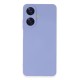 Realme C55 Kılıf Nano içi Kadife Silikon - Lila