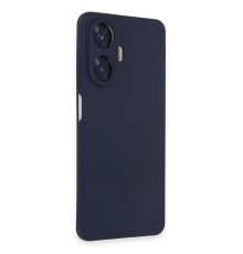 Realme C55 Kılıf Nano içi Kadife Silikon - Mor