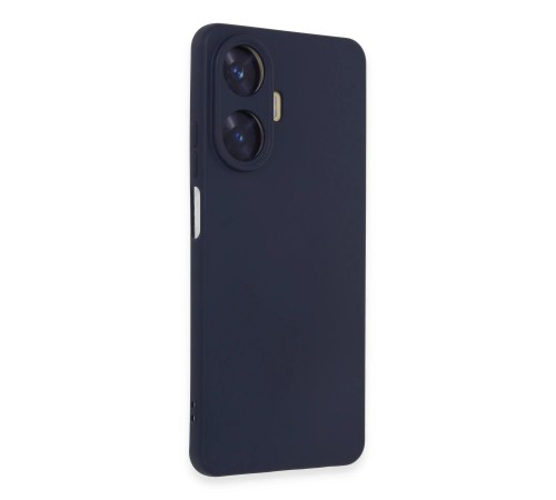 Realme C55 Kılıf Nano içi Kadife Silikon - Mor Realme C55 Kılıf Nano içi Kadife Silikon - Mor