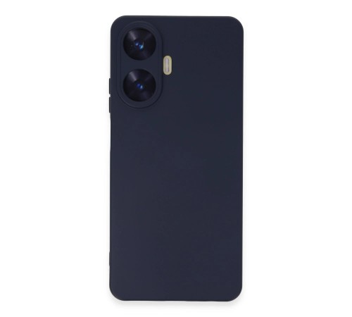 Realme C55 Kılıf Nano içi Kadife Silikon - Mor Realme C55 Kılıf Nano içi Kadife Silikon - Mor